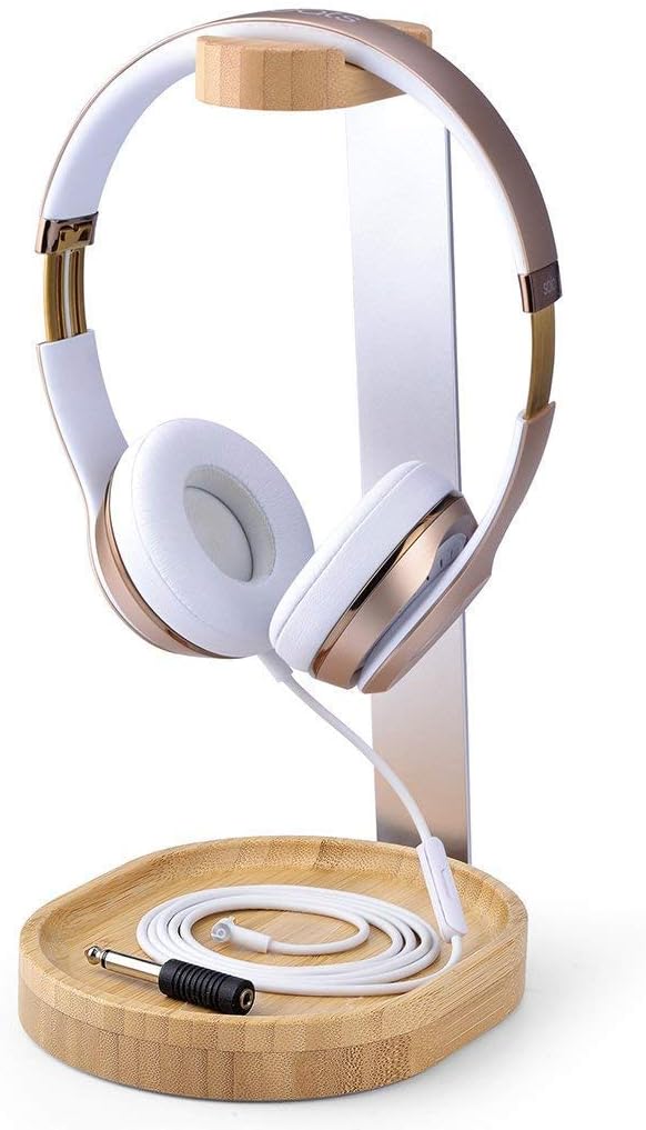 Wood & Aluminum Headphone Hanger