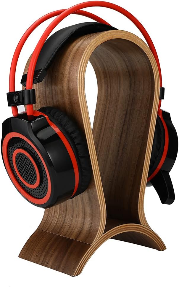 Walnut Gaming Headphone Stand - Image 2