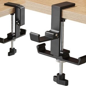 Triple-Hook Aluminum Headphone Stand