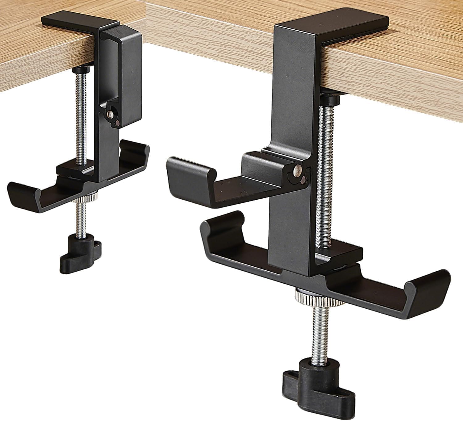 Triple-Hook Aluminum Headphone Stand