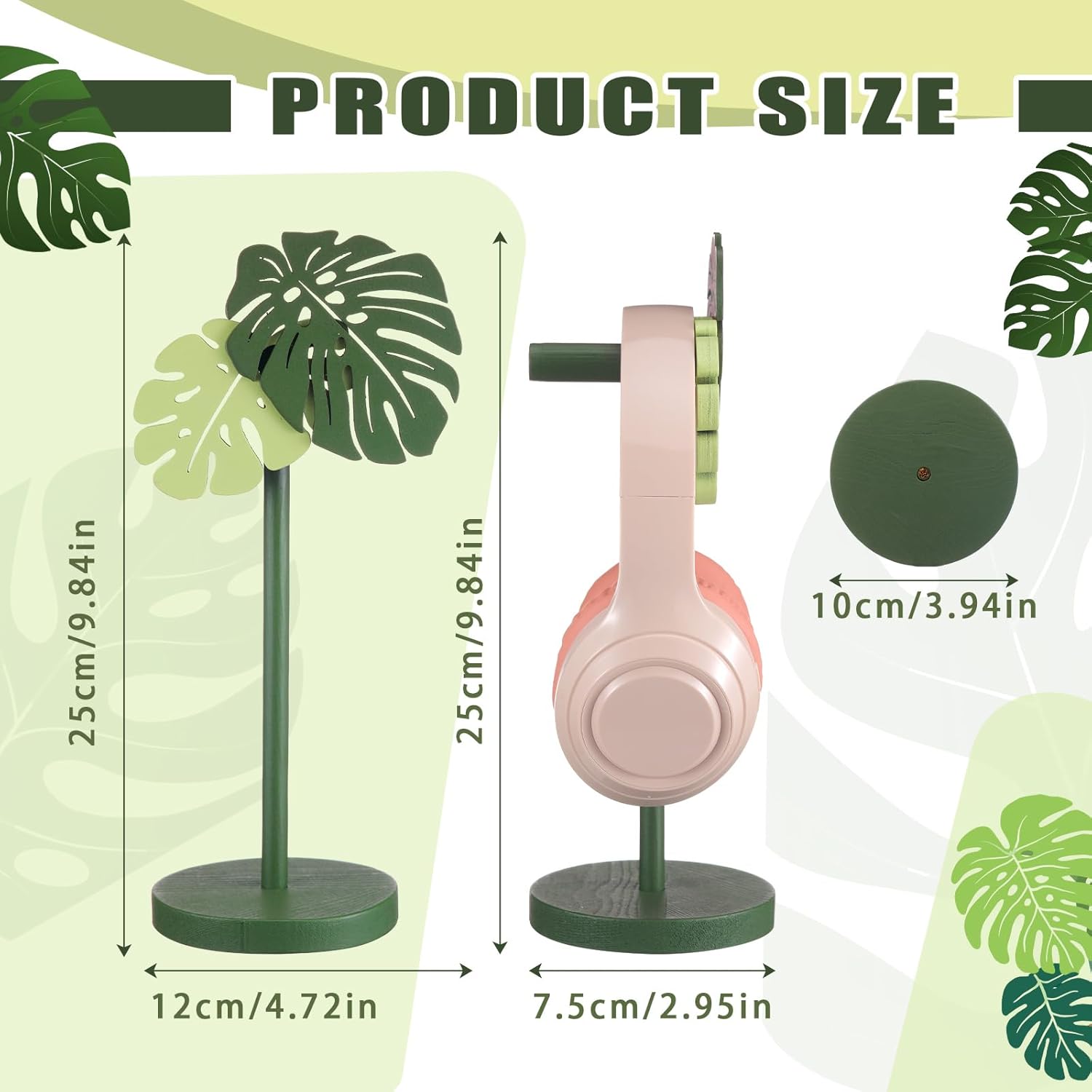Leaf-Shaped Headphone Stand - Image 2