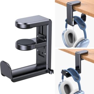 Rotating Gaming Headset Hook